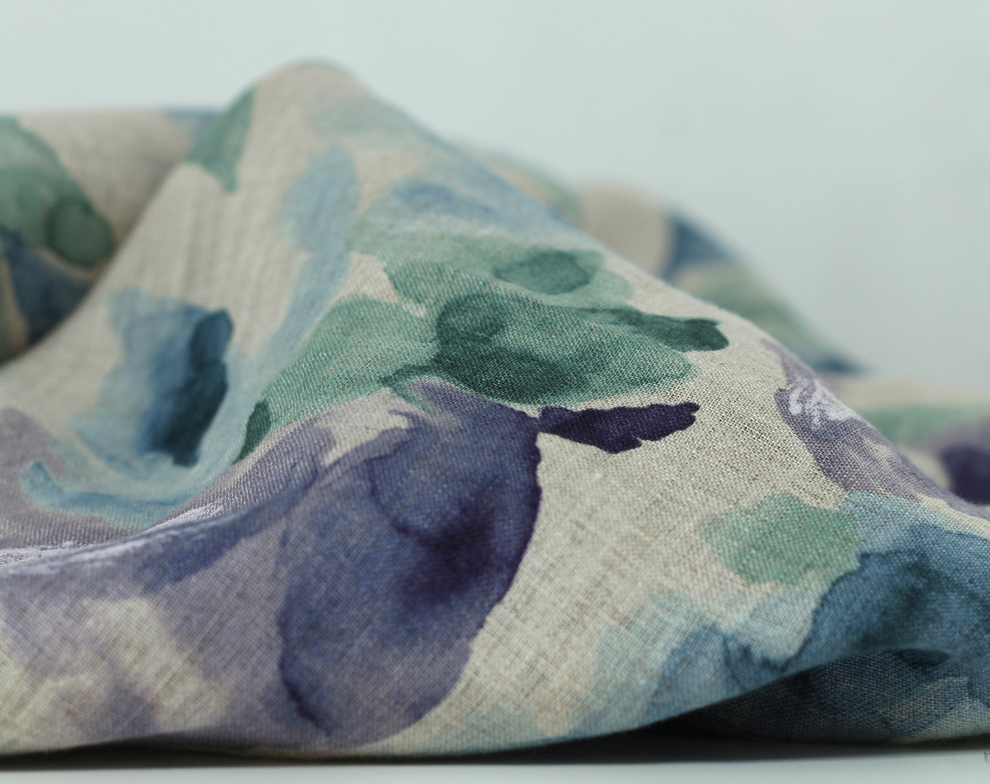 Japanese Linen 'Watercolour' by Hokkoh