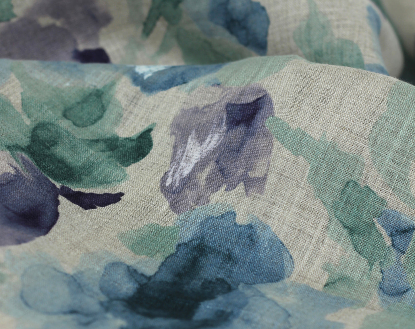 Japanese Linen 'Watercolour' by Hokkoh