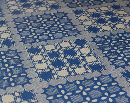 African Wax Print Cotton - Blue Dot Tile