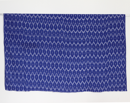 Ikat Homespun Indian Cotton - Blue Wave