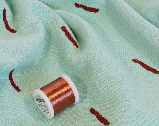 Copper Delight Sweatshirt Knit by Chat Chocolat