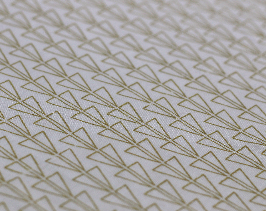 Points Gold Monochrome Double Gauze Cotton by Kokka