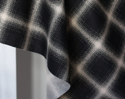 Japanese Fine Brushed Cotton Plaid by Hokkoh