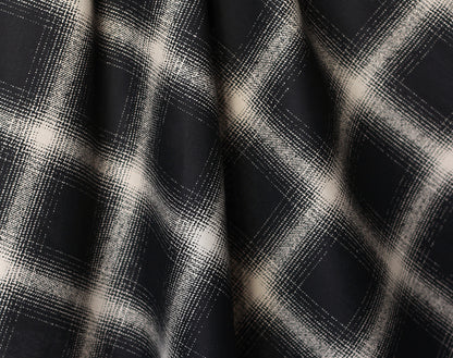 Japanese Fine Brushed Cotton Plaid by Hokkoh