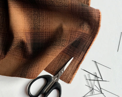 Japanese Fine Needle Corduroy Rust by Hokkoh