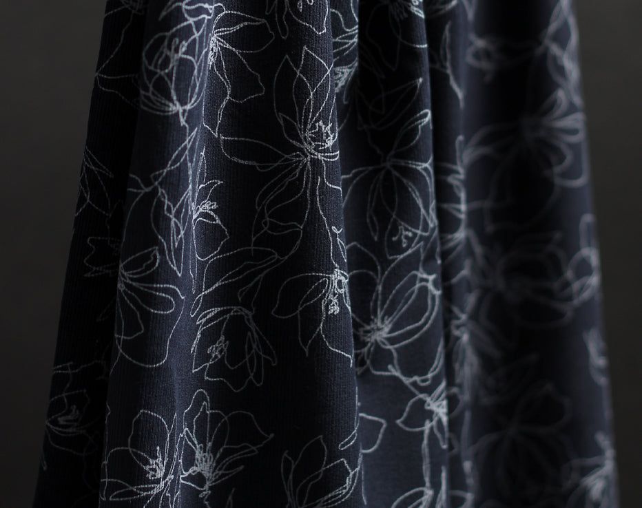 Japanese Corduroy Sketch Flower by Hokkoh