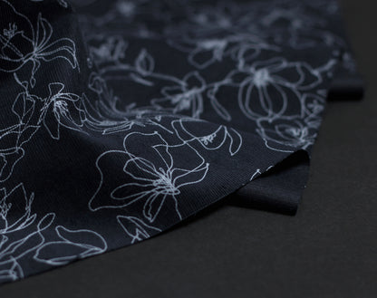Japanese Corduroy Sketch Flower by Hokkoh