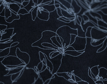 Japanese Corduroy Sketch Flower by Hokkoh