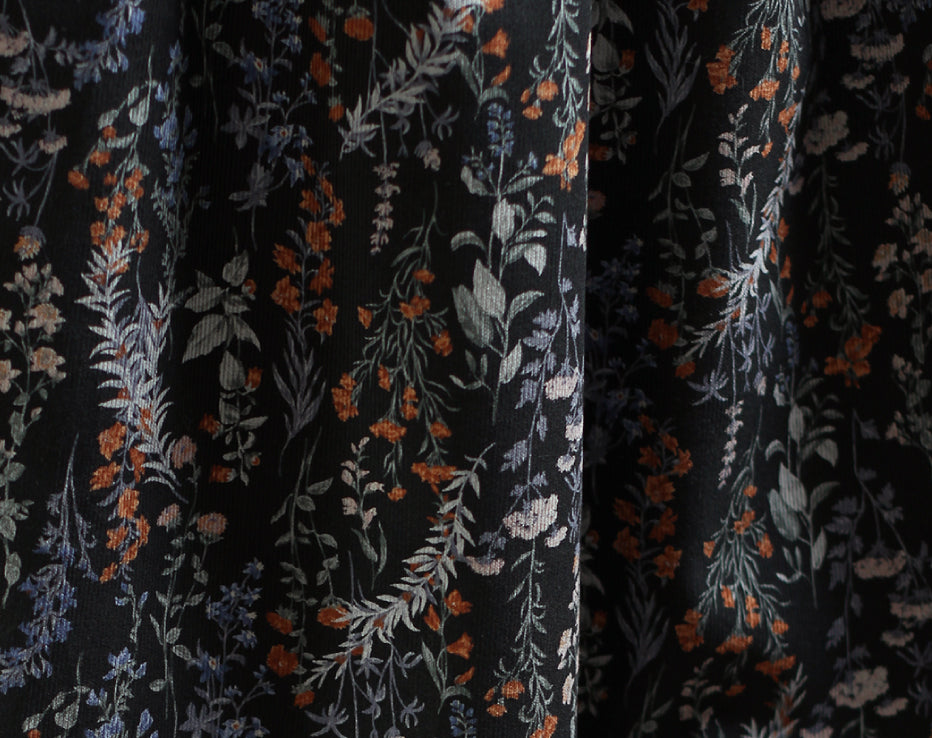 Japanese Corduroy Wildflower Sprigs by Hokkoh