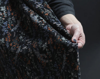 Bolt End Japanese Corduroy Wildflower Sprigs by Hokkoh