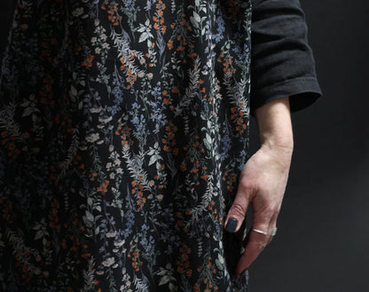 Bolt End Japanese Corduroy Wildflower Sprigs by Hokkoh