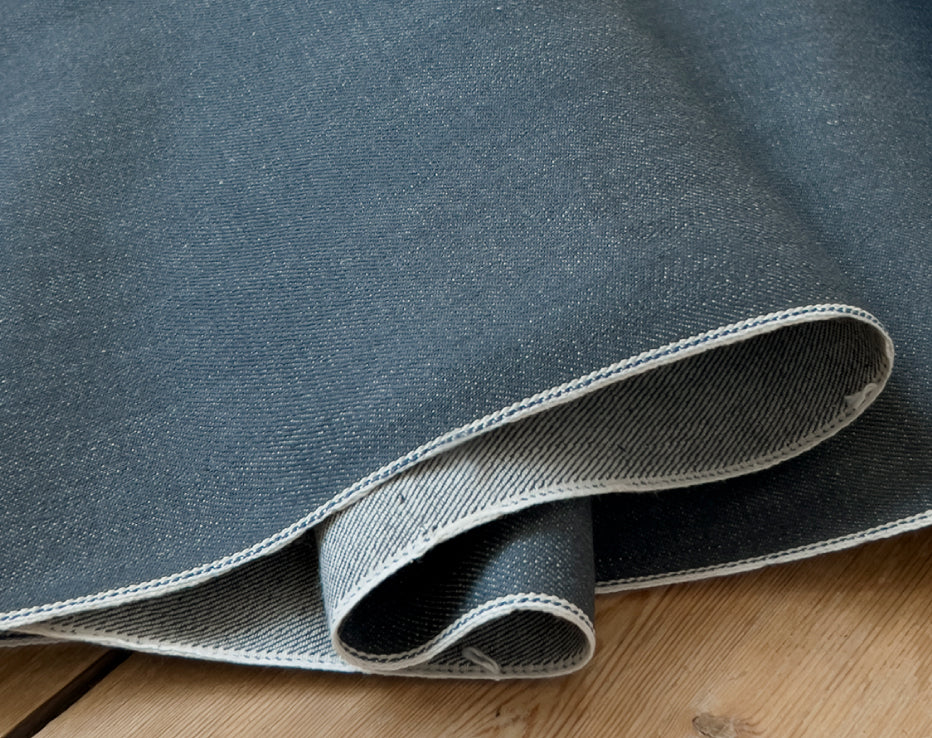 Japanese Selvedge Denim 12.6 oz Grey