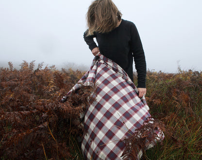 Mammoth Plaid Flannel Burgundy