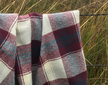 Mammoth Plaid Flannel Burgundy