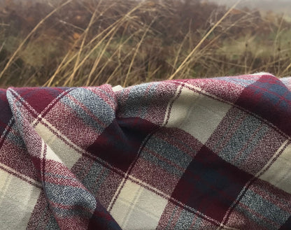 Mammoth Plaid Flannel Burgundy