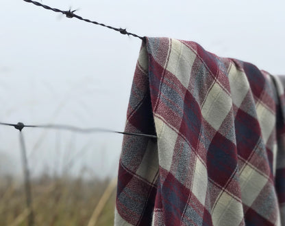 Mammoth Plaid Flannel Burgundy