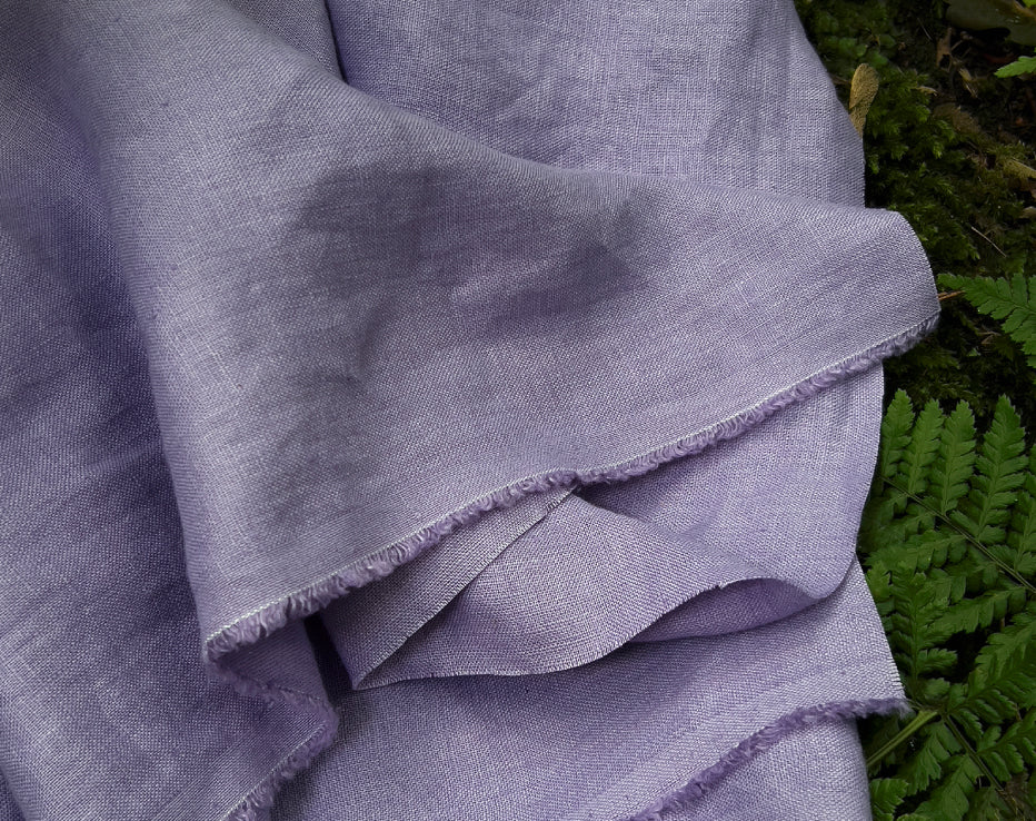 Lilacs in Full Bloom Laundered Linen