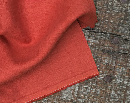 Softened Linen in Rust