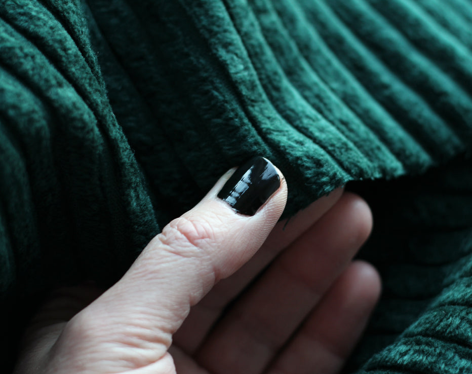 Wide Rib Corduroy Ponderosa Green by See You At Six