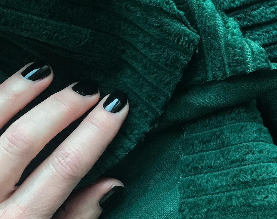 Wide Rib Corduroy Ponderosa Green by See You At Six