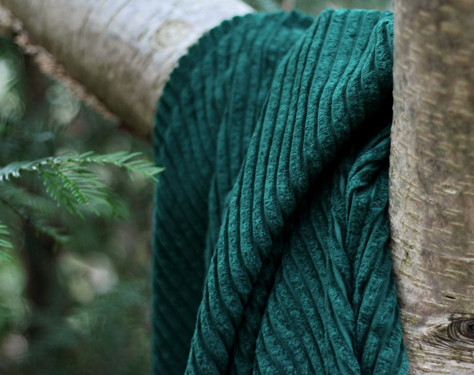 Wide Rib Corduroy Ponderosa Green by See You At Six