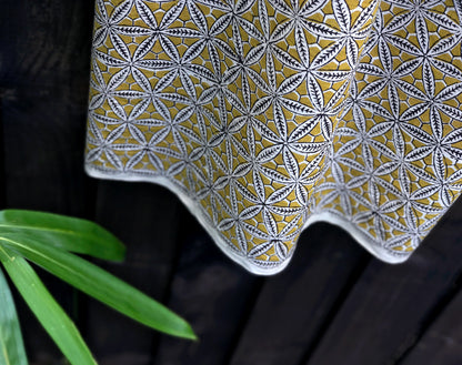 Star Anise Indian Block Print Cotton