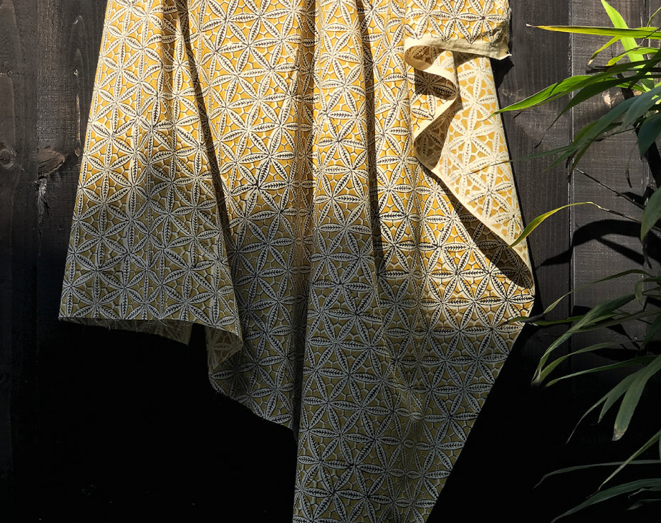 Star Anise Indian Block Print Cotton