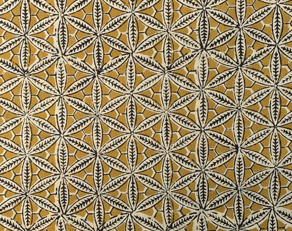 Star Anise Indian Block Print Cotton