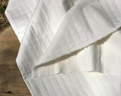 Taiyo Blanc Quilted Cotton by France Duval Stalla