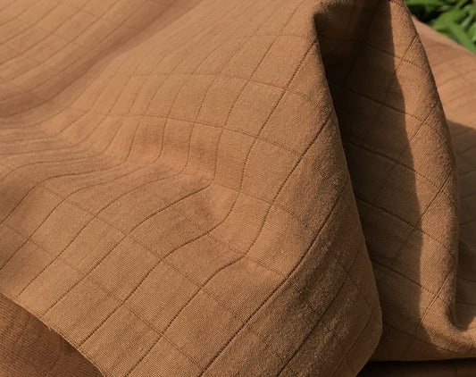 Taiyo Caramel Quilted Cotton by France Duval Stalla