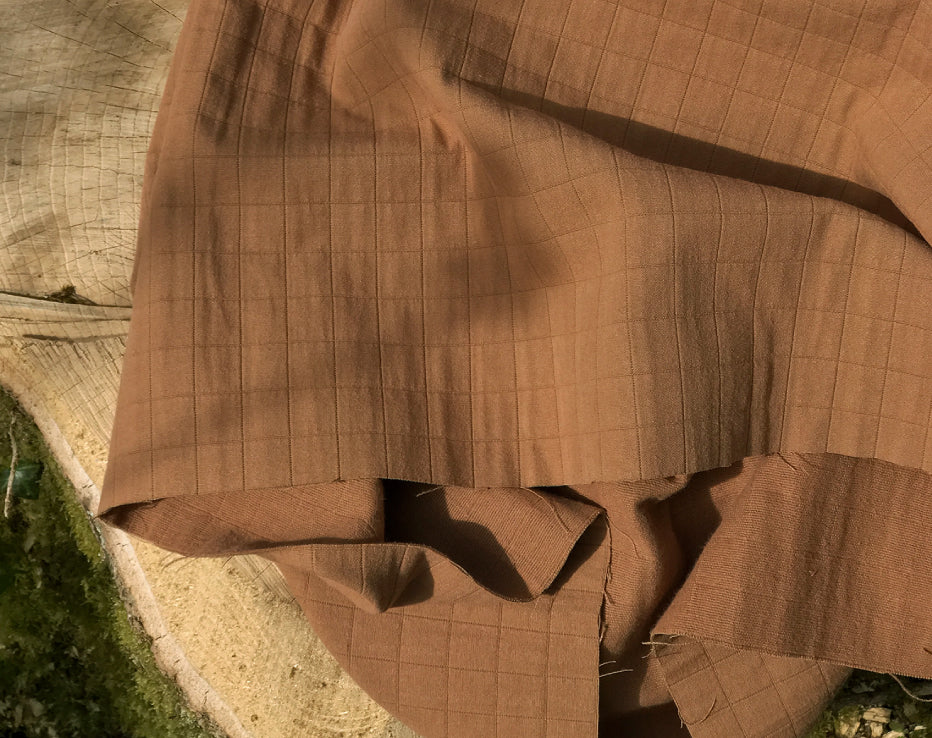 Taiyo Caramel Quilted Cotton by France Duval Stalla