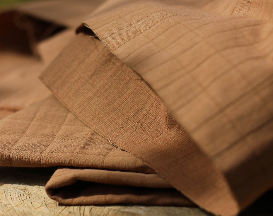 Taiyo Caramel Quilted Cotton by France Duval Stalla