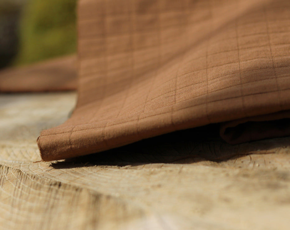 Taiyo Caramel Quilted Cotton by France Duval Stalla