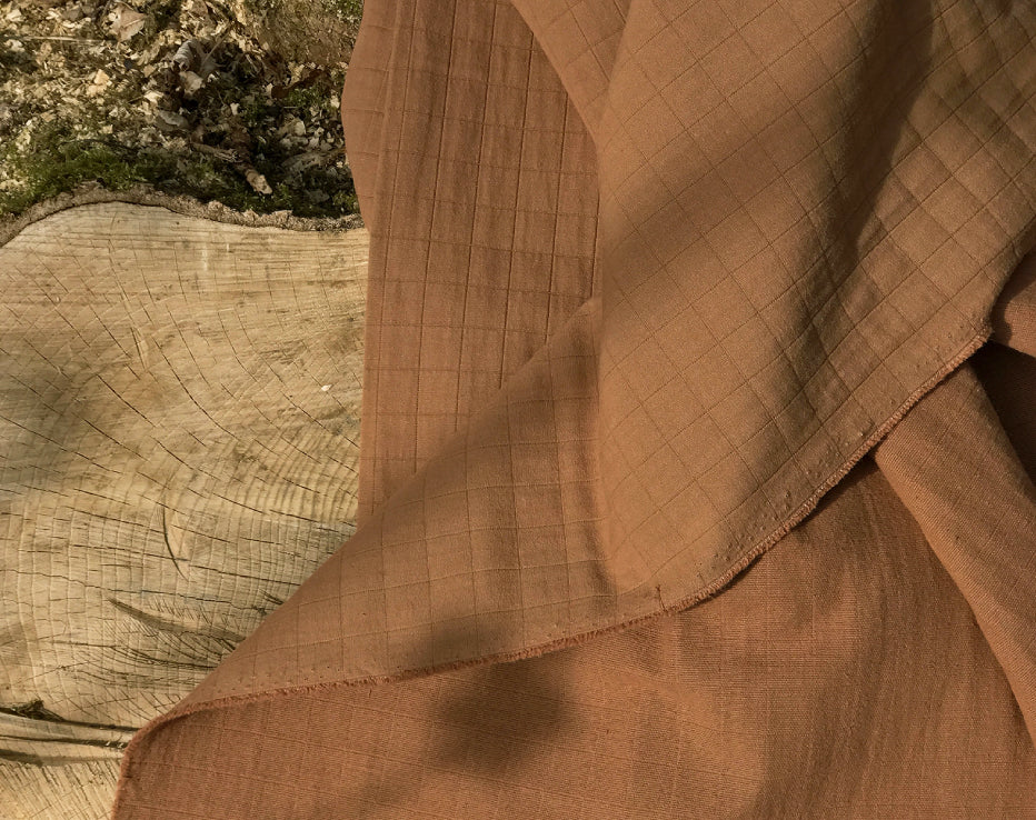 Taiyo Caramel Quilted Cotton by France Duval Stalla